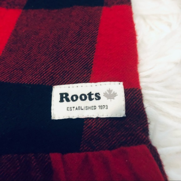 4T Roots red Park Plaid flannel toddler girls dress - Picture 2 of 3